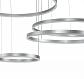 Подвесной светодиодный светильник Indigo Galass 14001/4P Silver V000016L - фото №3