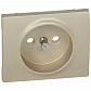 Лицевая панель Legrand Galea Life розетки 2К титановая 771426 - фото №1