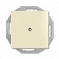 Лицевая панель ABB Basic55 вывода кабеля слоновая кость 2CKA001710A3773 - фото №1