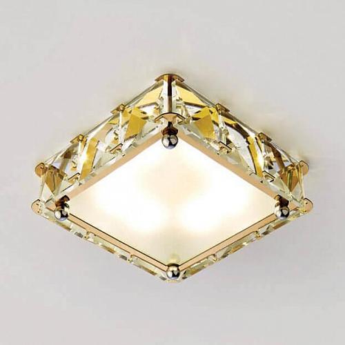 Встраиваемый светодиодный светильник Ambrella light Led S50 G/W 4W 4200K LED