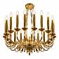 Подвесная люстра iLamp Louvre MD8551-20 GD - фото №4