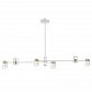 Подвесная люстра Lumien Hall Саурис LH8020/6P-WT-GD - фото №1