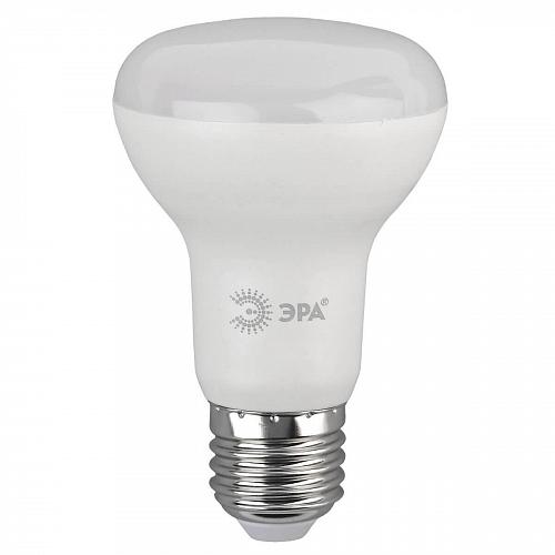 Лампа светодиодная ЭРА E27 8W 2700K матовая LED R63-8W-827-E27 Б0020557