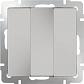 Выключатель Werkel трехклавишный слоновая кость WL03-SW-3G-ivory 4690389073434 - фото №1
