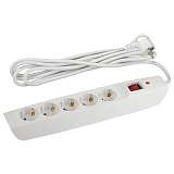 Сетевой фильтр ЭРА 5гн 2м с/з SFX-5es-2m-W Б0044019
