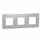 Рамка 3-постовая Schneider Electric Unica New NU280656 - фото №1