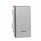 Переключатель одноклавишный с нейтралью Schneider Electric Unica New NU310330S - фото №1
