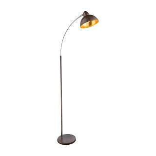 Изогнутые торшеры коричневого цвета