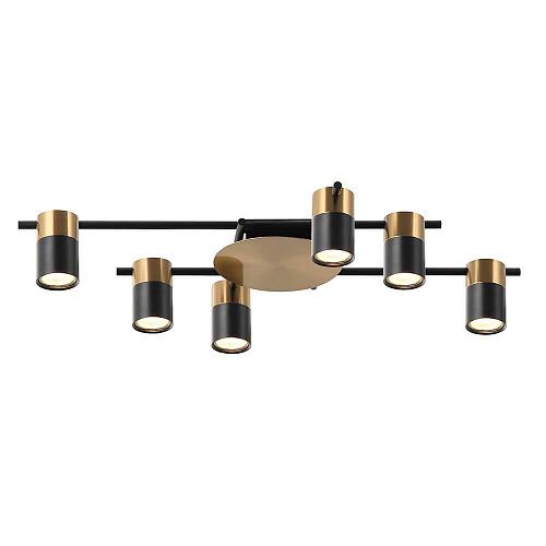Потолочная люстра Lumien Hall Trey LH4138/6CB-BR-BK
