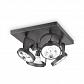Спот Ideal Lux Glim PL4 Square Nero 229645 - фото №1