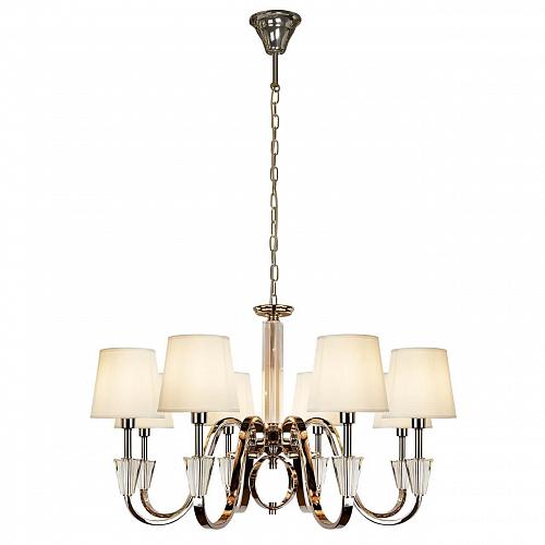 Подвесная люстра iLamp Alesti P2424-8 Nickel