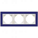 Рамка 3-постовая Efapel Logus 90 Animato синий/лед 90930 TZG