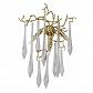 Бра Crystal Lux Reina AP3 Gold Pearl - фото №1