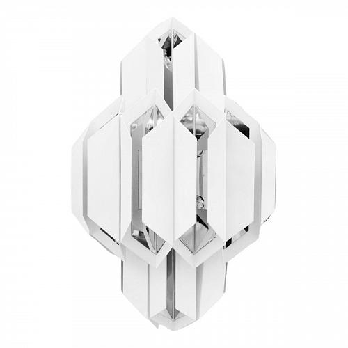 Настенный светильник Lumina Deco Piramid LDW 6021-2 WT+CHR