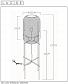 Торшер Lucide Mesh 45785/01/30 - фото №4