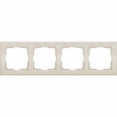 Рамка Werkel Flock на 4 поста слоновая кость WL05-Frame-04-ivory 4690389046933