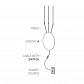 Кабель с выключателем Nowodvorski Cameleon Cable with switch 8612 - фото №2