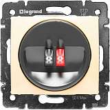 Розетка акустическая Legrand Valena слоновая кость 774123