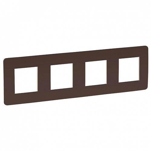 Рамка 4-постовая Schneider Electric Unica New Studio NU280819