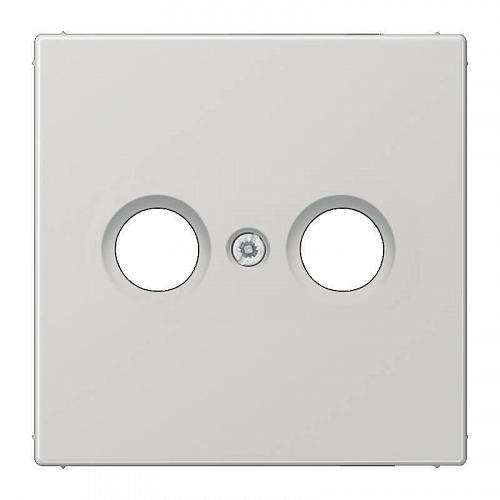Накладка TV-FM розетки Jung LS 990 светло-серая LS990TVLG