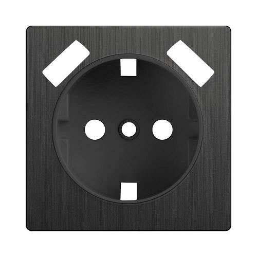Накладка Werkel для розетки USB Графит рифленый WL04-USB-CP 4690389145964