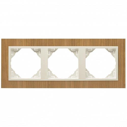 Рамка 3-постовая Efapel Logus 90 Arbore вишня/жемчуг 90930 TJP