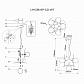 Подвесная люстра Lumien Hall Ilmari LH4136/6P-GD-WT - фото №2