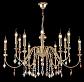 Подвесная люстра Crystal Lux MERCEDES SP6+6 GOLD/COLOR - фото №3