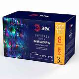 Светодиодная гирлянда ЭРА мишура 220V мультиколор ENIN - WM Б0047972