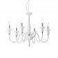 Подвесная люстра Ideal Lux Doge SP6 Bianco 113678 - фото №1