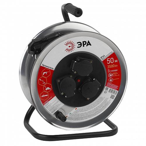 Удлинитель ЭРА RM-3-3x1-50m Б0035325