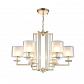 Подвесная люстра Crystal Lux Nicolas SP-PL6 Gold/White - фото №1