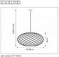 Подвесной светильник Lucide Wolfram 21417/99/30 - фото №3
