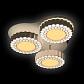 Потолочная светодиодная люстра Ambrella light Orbital High-Tech FH12/3 WH 96W D500 - фото №4