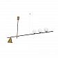 Подвесной светильник Lumina Deco Renzo LDP 6043-4 BK+MD - фото №3