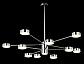 Подвесная люстра Crystal Lux GORACIO SP10 D1100 CHROME - фото №2