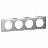 Рамка 4-постовая Legrand Celiane алюминий 068924