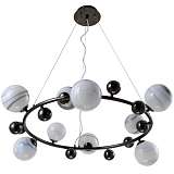 Люстра Crystal Lux Salvadore SP9H Black Chromium
