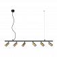 Подвесная люстра Crystal Lux CLT 015C6 L1200 BL-GO - фото №1