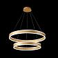Подвесная люстра Crystal Lux MUCHOS SP123W LED D600+800 GOLD - фото №2