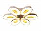 Потолочная светодиодная люстра Ambrella light Orbital Granule FG1022/6+1 WH 144W+80W D1000 - фото №1