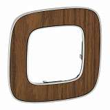 Рамка 1-постовая Legrand Valena Allure Орех 754461