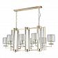 Подвесная люстра Crystal Lux Nicolas SP8 L1000 Gold/White - фото №1