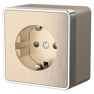 Розетки светло-бежевого цвета