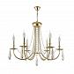 Подвесная люстра Crystal Lux Victoria SP6 Gold/Amber - фото №2