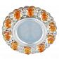 Встраиваемый светильник Fametto Luciole DLS-L129 GU5.3 Chrome/Gold - фото №1