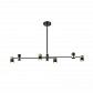 Подвесная люстра Lumien Hall Саурис LH8020/6P-BK-GD - фото №1