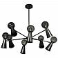 Подвесная люстра Loft IT Halley 10046/8 Black - фото №4