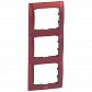 Рамка 3постовая Legrand Galea Life волшебный красный 771907 - фото №1