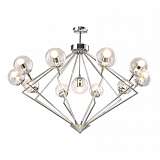 Подвесная люстра Crystal Lux Fabricio SP11 Chrome/Transparente
